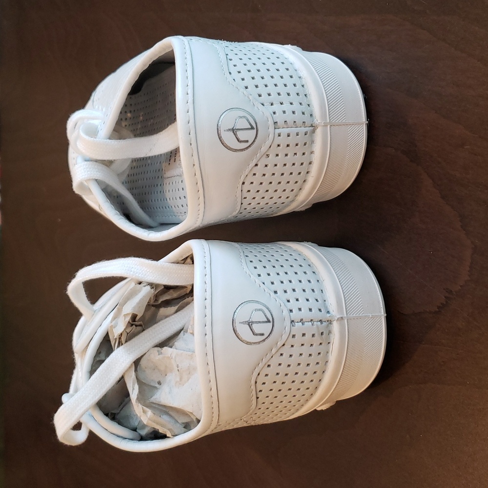 Rag & Bone Standard Issue white leather perforated sneakers lace up size 36.5, 6 - Picture 6 of 9
